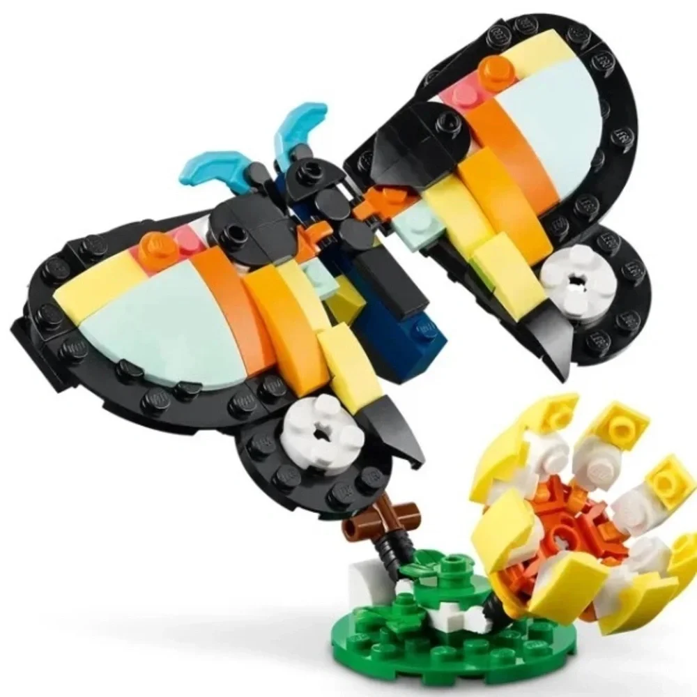 LEGO Creator Bird Toy 3-in-1 Tropical Toucan 31173 Building Kit (225 Pieces)